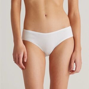 Quince Organic Cotton Hipster’s in White size Medium (5-Pack)